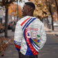 Personalized Haiti Football Trogon Bird Sweatshirt Les Grenadiers National Flag Art Caribbean