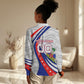 Personalized Haiti Football Trogon Bird Women Casual Shirt Les Grenadiers National Flag Art Caribbean