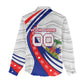 Personalized Haiti Football Trogon Bird Women Casual Shirt Les Grenadiers National Flag Art Caribbean