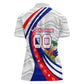 Personalized Haiti Football Trogon Bird Women Polo Shirt Les Grenadiers National Flag Art Caribbean
