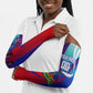 Personalized Haiti Football Arm Sleeves Haitian Flag Trogon Bird Mascot