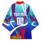 Personalized Haiti Football Kimono Haitian Flag Trogon Bird Mascot