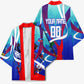 Personalized Haiti Football Kimono Haitian Flag Trogon Bird Mascot