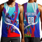 Personalized Haiti Football Men Tank Top Haitian Flag Trogon Bird Mascot