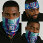 Personalized Haiti Football Neck Gaiter Haitian Flag Trogon Bird Mascot