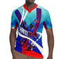 Personalized Haiti Football Rugby Jersey Haitian Flag Trogon Bird Mascot