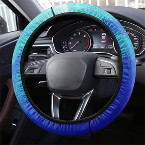 Haiti Football Steering Wheel Cover Haitian Flag Trogon Bird Mascot