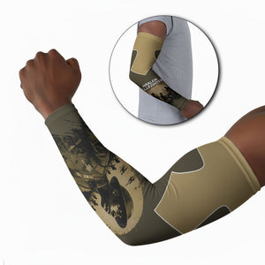 Harlem Hellfighters WWI Soldier Arm Sleeves Vintage Military Hero Jazz Band Silhouette Art