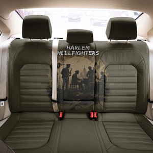 Harlem Hellfighters WWI Soldier Back Car Seat Cover Vintage Military Hero Jazz Band Silhouette Art