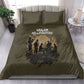 Harlem Hellfighters WWI Soldier Bedding Set Vintage Military Hero Jazz Band Silhouette Art