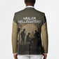 Harlem Hellfighters WWI Soldier Blazer Vintage Military Hero Jazz Band Silhouette Art