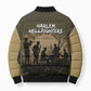 Harlem Hellfighters WWI Soldier Bomber Puffer Jacket Vintage Military Hero Jazz Band Silhouette Art