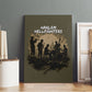 Harlem Hellfighters WWI Soldier Canvas Wall Art Vintage Military Hero Jazz Band Silhouette Art