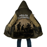 Harlem Hellfighters WWI Soldier Cloak Vintage Military Hero Jazz Band Silhouette Art