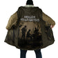 Harlem Hellfighters WWI Soldier Cloak Vintage Military Hero Jazz Band Silhouette Art