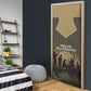 Harlem Hellfighters WWI Soldier Door Cover Vintage Military Hero Jazz Band Silhouette Art