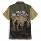 Harlem Hellfighters WWI Soldier Hawaiian Shirt Vintage Military Hero Jazz Band Silhouette Art