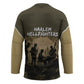 Harlem Hellfighters WWI Soldier Hockey Jersey Vintage Military Hero Jazz Band Silhouette Art