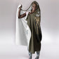 Harlem Hellfighters WWI Soldier Hooded Blanket Vintage Military Hero Jazz Band Silhouette Art