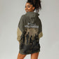 Harlem Hellfighters WWI Soldier Hoodie Dress Vintage Military Hero Jazz Band Silhouette Art