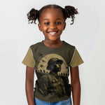 Harlem Hellfighters WWI Soldier Kid T shirt Vintage Military Hero Jazz Band Silhouette Art