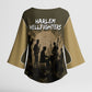 Harlem Hellfighters WWI Soldier Kimono Sleeve Blouse Vintage Military Hero Jazz Band Silhouette Art