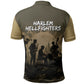 Harlem Hellfighters WWI Soldier Polo Shirt Vintage Military Hero Jazz Band Silhouette Art