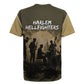 Harlem Hellfighters WWI Soldier Rugby Jersey Vintage Military Hero Jazz Band Silhouette Art