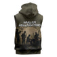 Harlem Hellfighters WWI Soldier Sleeveless Hoodie Vintage Military Hero Jazz Band Silhouette Art