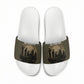 Harlem Hellfighters WWI Soldier Slide Sandals Vintage Military Hero Jazz Band Silhouette Art