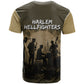 Harlem Hellfighters WWI Soldier T shirt Vintage Military Hero Jazz Band Silhouette Art