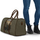 Harlem Hellfighters WWI Soldier Travel Bag Vintage Military Hero Jazz Band Silhouette Art