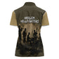 Harlem Hellfighters WWI Soldier Women Polo Shirt Vintage Military Hero Jazz Band Silhouette Art