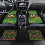 Jamaica Christmas Car Mats Rasta Santa Snowman Gingerbread Drummer Palm Trees - African Pride