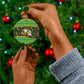 Jamaica Christmas Ceramic Ornament Rasta Santa Snowman Gingerbread Drummer Palm Trees - African Pride