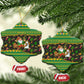 Jamaica Christmas Ceramic Ornament Rasta Santa Snowman Gingerbread Drummer Palm Trees - African Pride