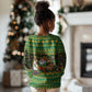 Jamaica Christmas Kid Ugly Christmas Sweater Rasta Santa Snowman Gingerbread Drummer Palm Trees - African Pride