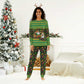 Jamaica Christmas Pajama Set Rasta Santa Snowman Gingerbread Drummer Palm Trees - African Pride
