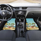 Jamaica Christmas Car Mats Rasta Santa Snowman Hammock Angel Palm Trees and Tropical Beach - African Pride