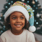 Jamaica Christmas Santa Hat Rasta Santa Snowman Hammock Angel Palm Trees and Tropical Beach - African Pride