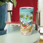 Jamaica Christmas Tumbler Cup Rasta Santa Snowman Hammock Angel Palm Trees and Tropical Beach - African Pride