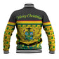 Ghana Christmas Baseball Jacket Santa Ornament National Coat of Arms and Festive - African Pride