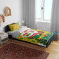 Ghana Christmas Bedding Set Santa Ornament National Coat of Arms and Festive - African Pride