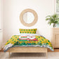 Ghana Christmas Bedding Set Santa Ornament National Coat of Arms and Festive - African Pride