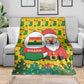 Ghana Christmas Blanket Santa Ornament National Coat of Arms and Festive - African Pride