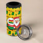 Ghana Christmas 4 in 1 Can Cooler Tumbler Santa Ornament National Coat of Arms and Festive - African Pride