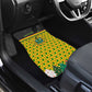 Ghana Christmas Car Mats Santa Ornament National Coat of Arms and Festive - African Pride