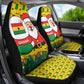 Ghana Christmas Car Seat Cover Santa Ornament National Coat of Arms and Festive - African Pride