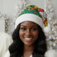 Ghana Christmas Santa Hat Santa Ornament National Coat of Arms and Festive - African Pride
