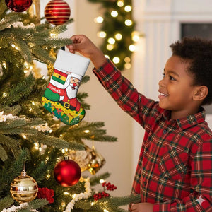 Ghana Christmas Stocking Santa Ornament National Coat of Arms and Festive - African Pride